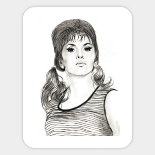 Gina Lollobrigida Sticker